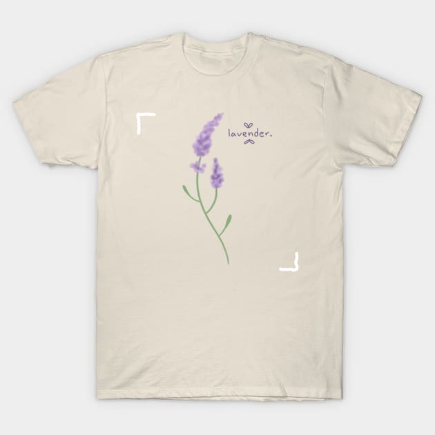 lavender. T-Shirt by Introverted_Sawfish